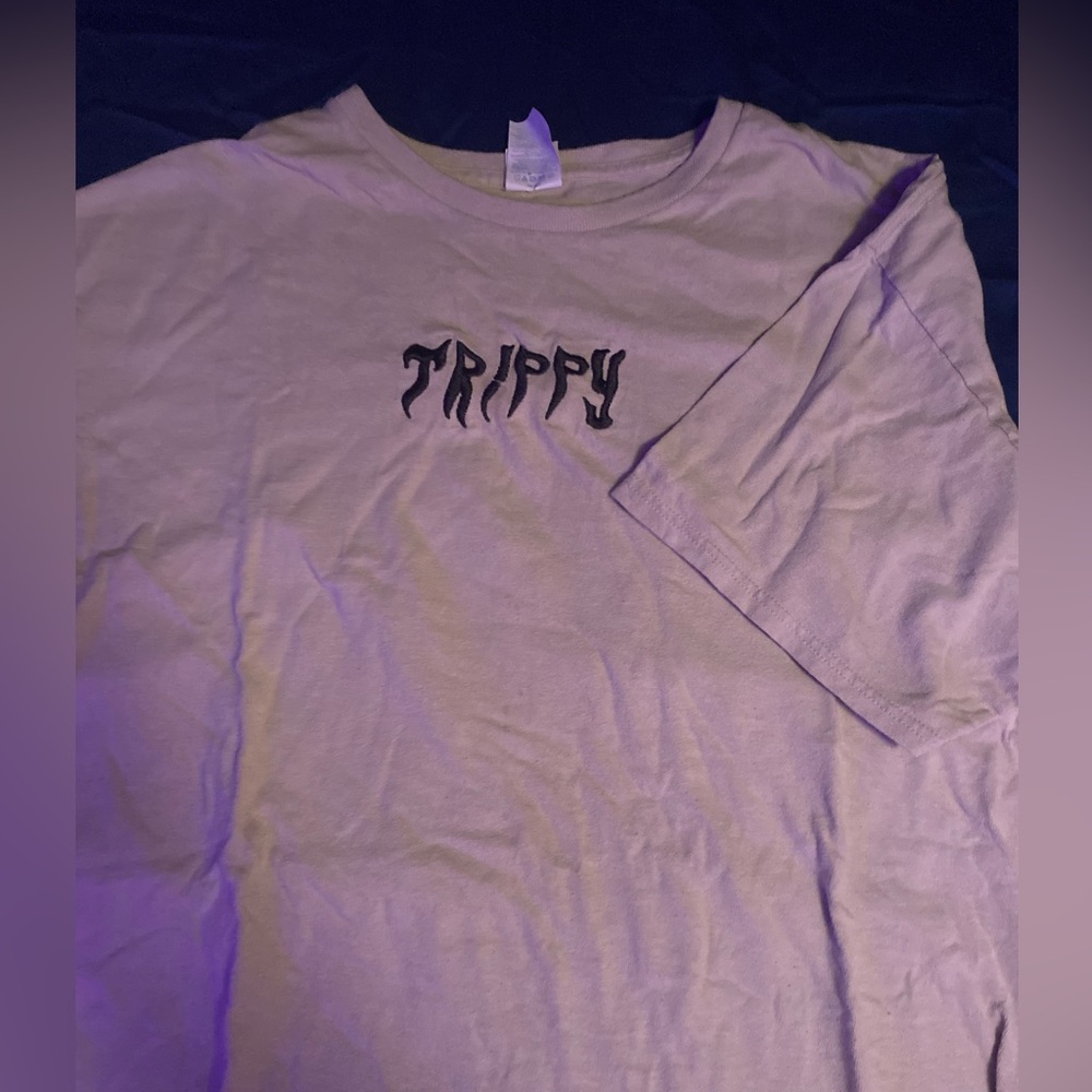 Embroidered “Trippy” T-shirt